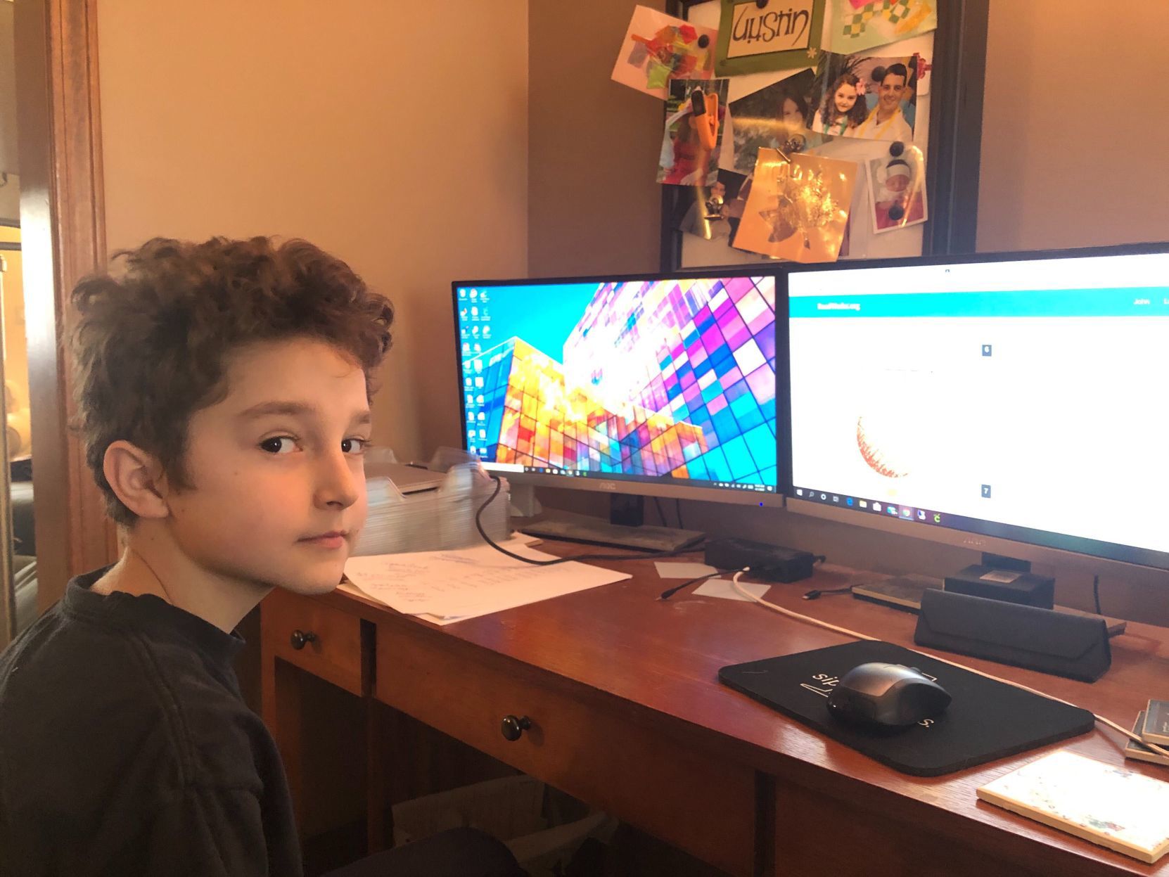 4/19/20 Kids e-learning at home